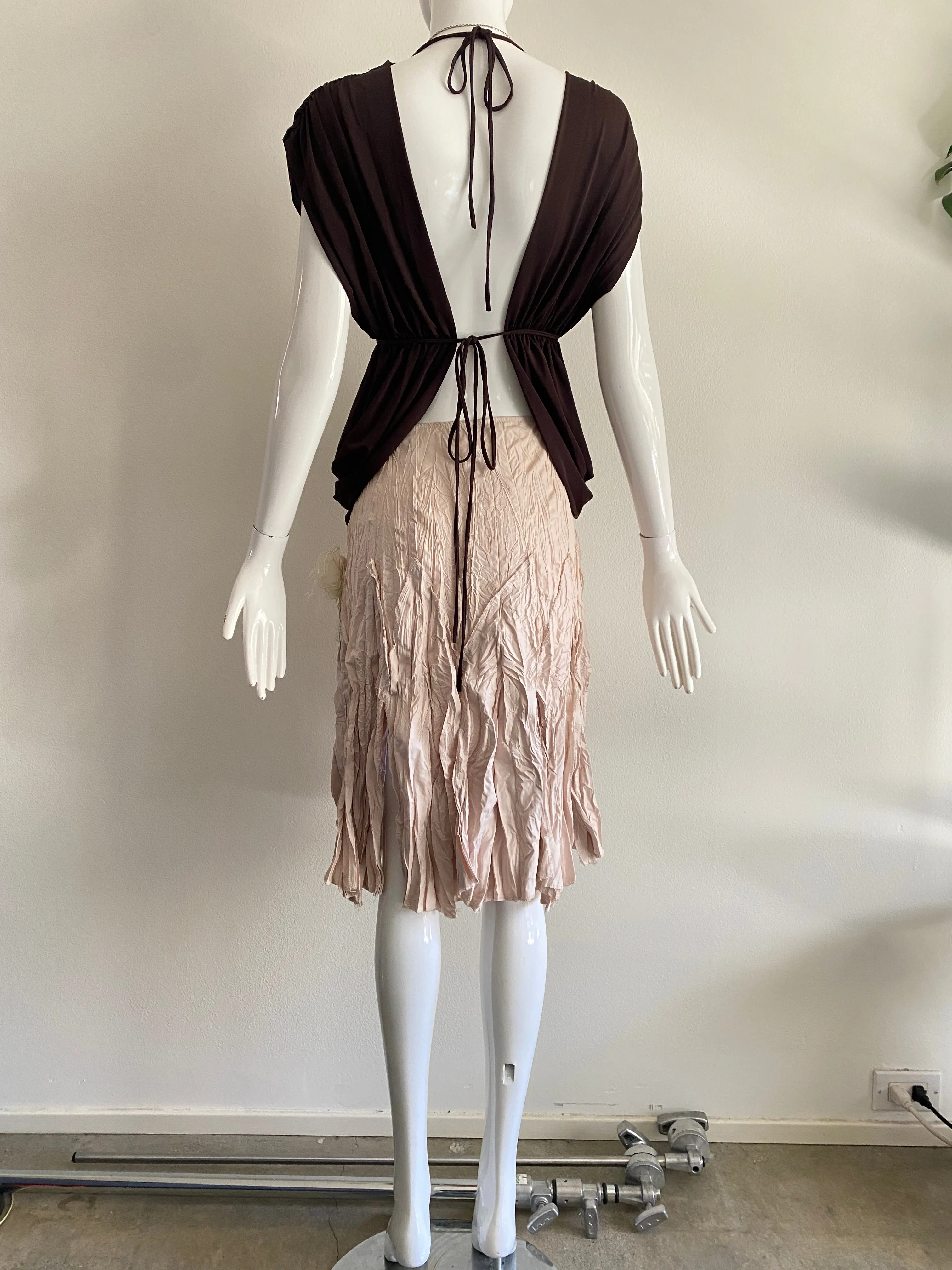 00's Abstract Midi Skirt
