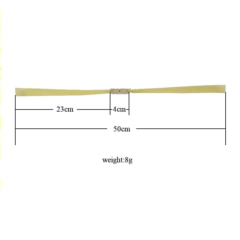1.2 mm Slingshot Flat Band Catapult Natural Latex Flat Elastic Resilient for Outdoor Game