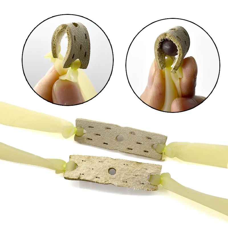 1.2 mm Slingshot Flat Band Catapult Natural Latex Flat Elastic Resilient for Outdoor Game