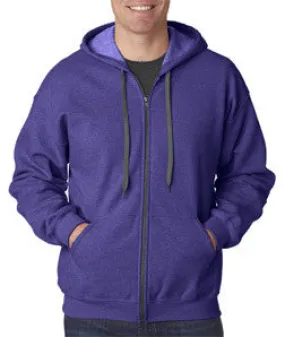 18700 Gildan Adult Heavy BlendVintage Classic Full-Zip Hooded Sweatshirt Lilac