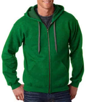 18700 Gildan Adult Heavy BlendVintage Classic Full-Zip Hooded Sweatshirt Meadow