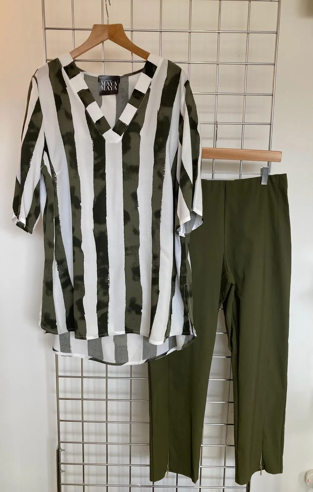 A line V neck Blouse