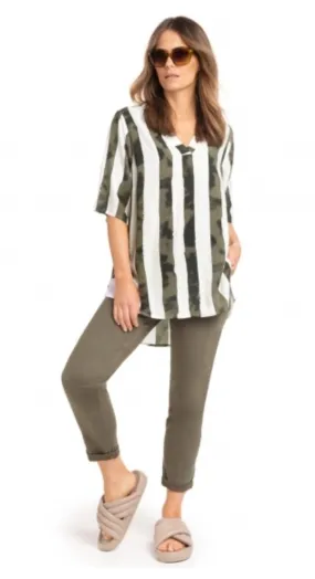A line V neck Blouse