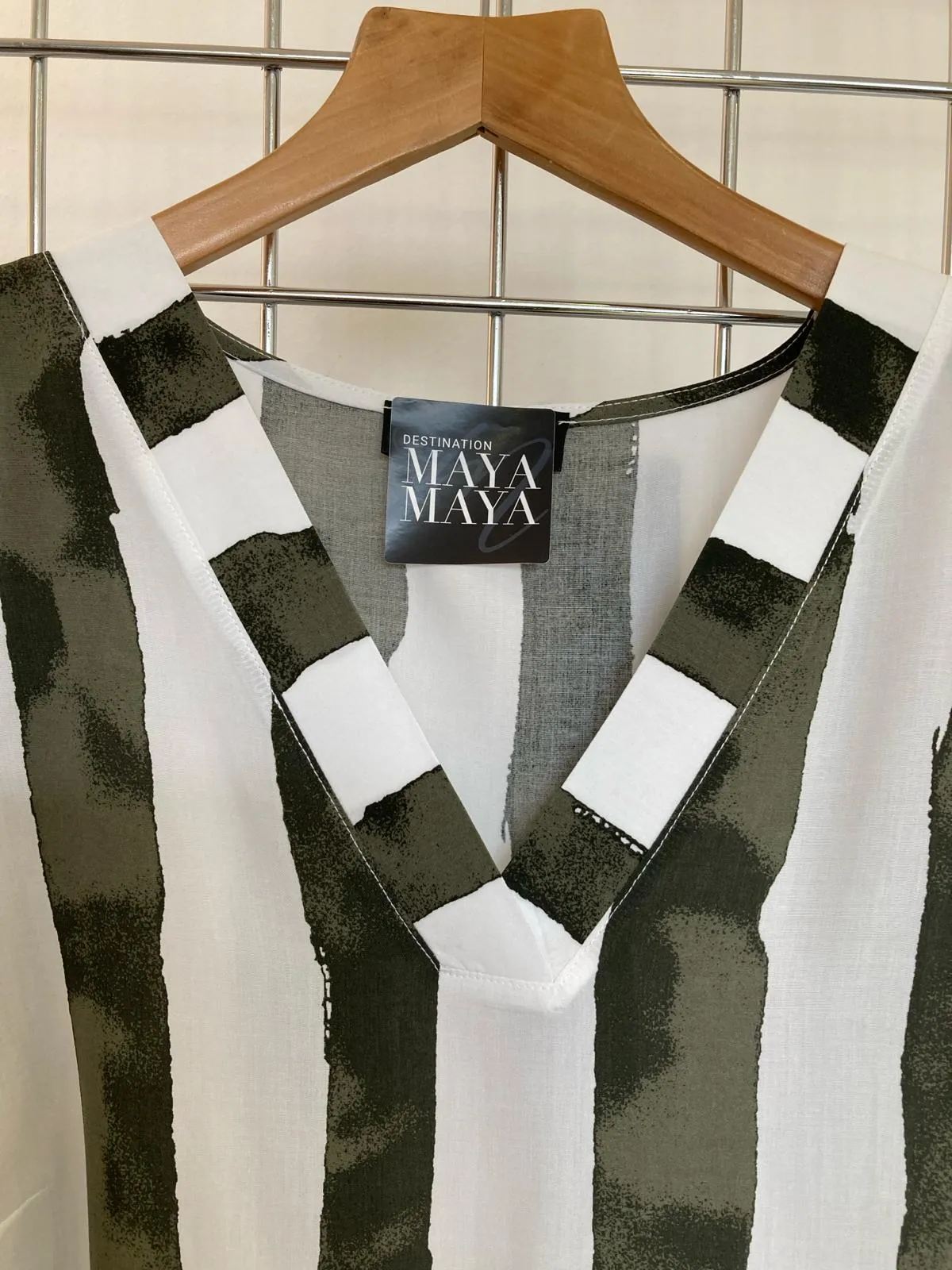 A line V neck Blouse