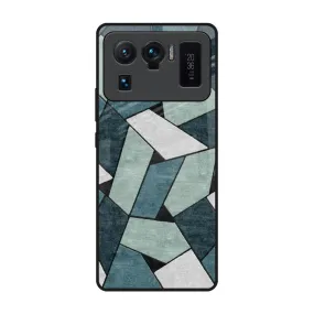 Abstact Tiles Glass Case for Mi 11 Ultra