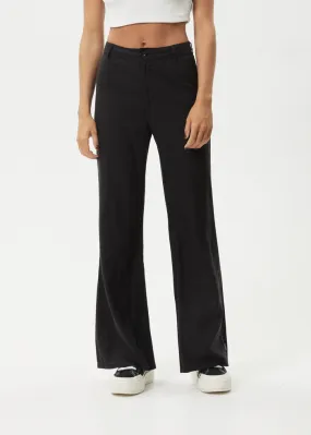 AFENDS Birkin Flared Pants - BLACK