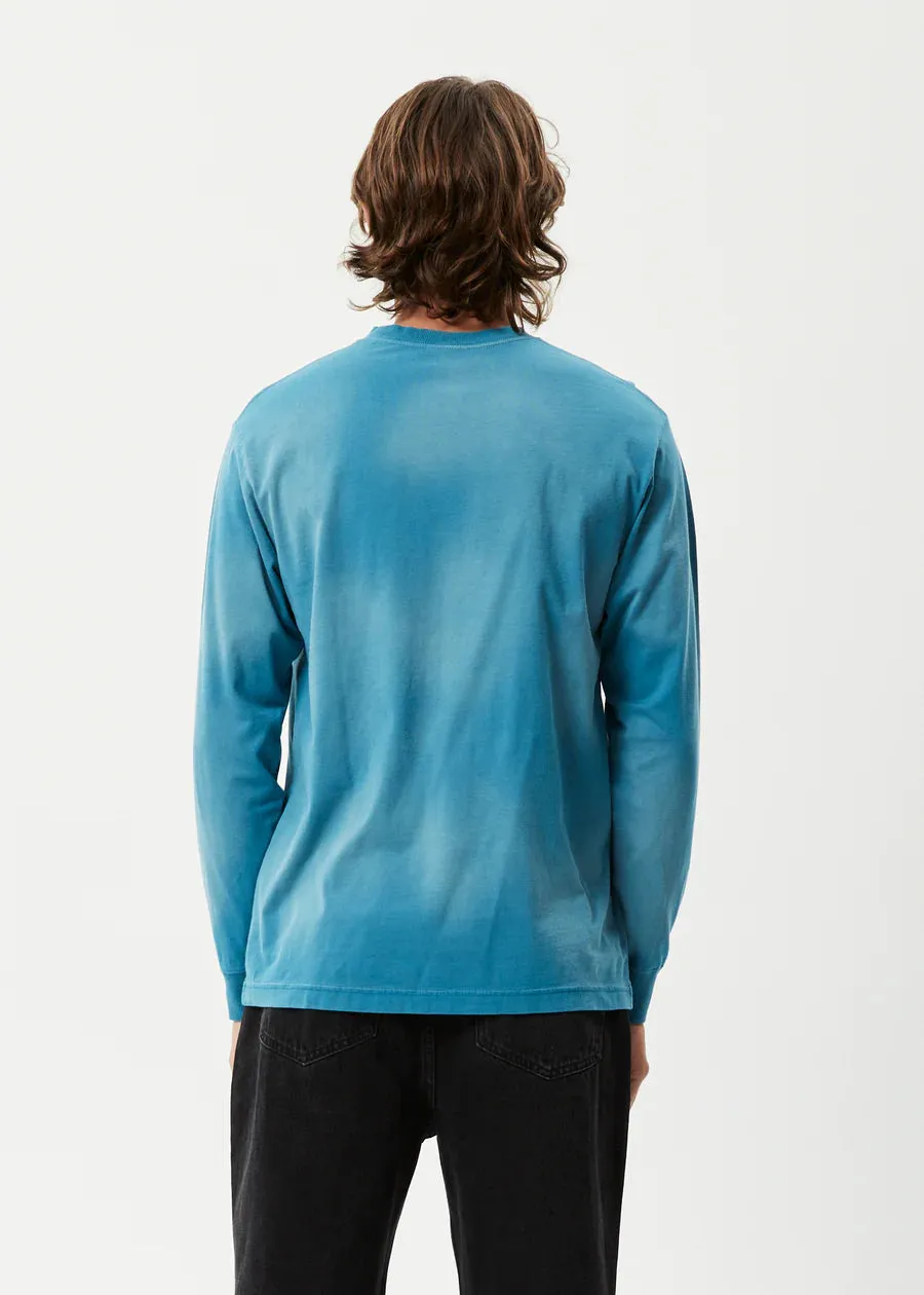 Afends Eternal Recycled Long Sleeve Tee - Worn Azure