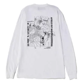 afield out Base Camp Long Sleeve T-shirt / White