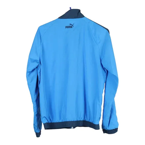 Age 14 Puma Spellout Track Jacket - XL Blue Polyester