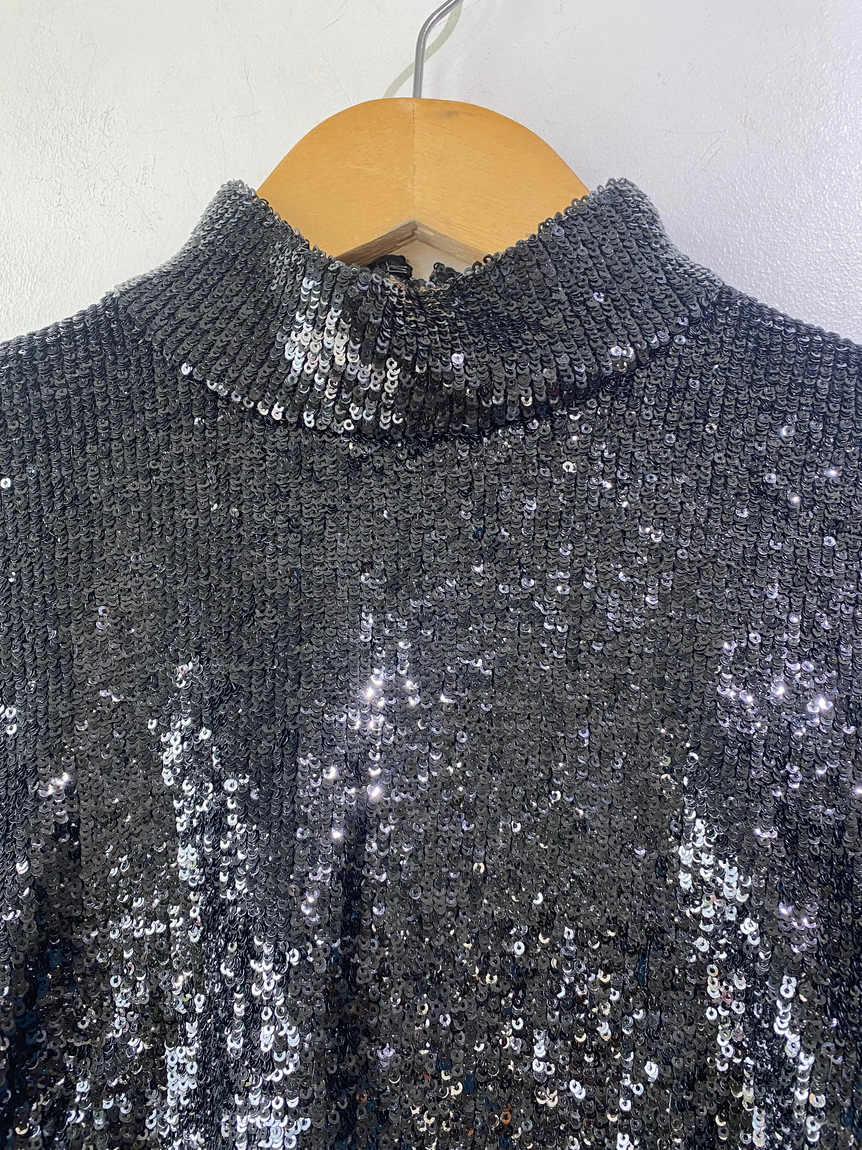A.L.C. Sequin Cropped Top