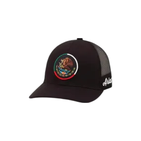 Ariat Men's Mexico Flag Eagle Black Cap