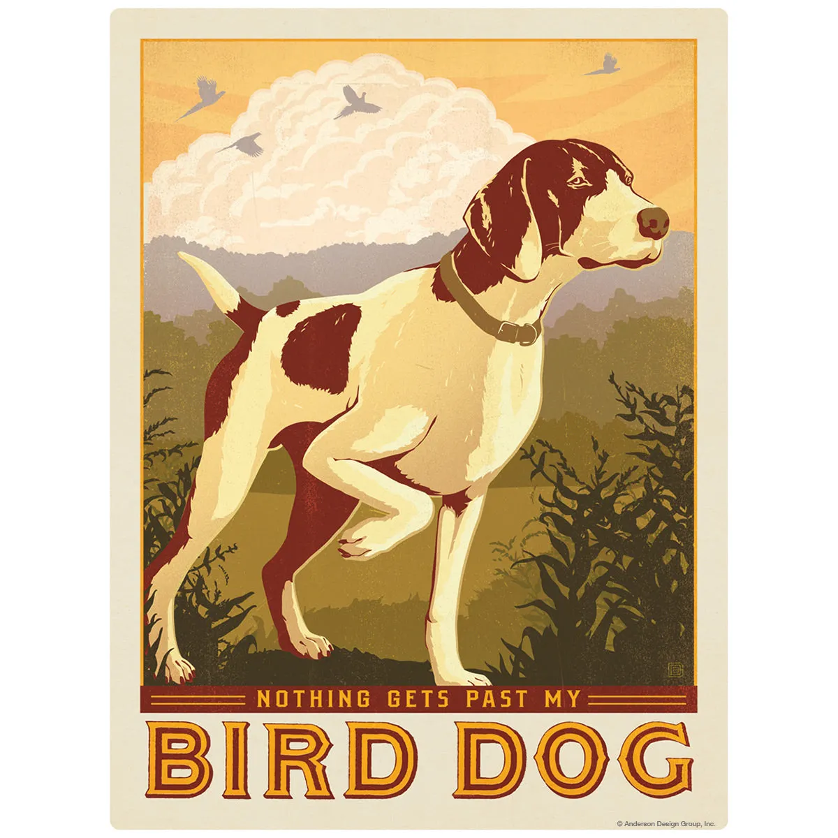 Bird Dog Hunting Decal