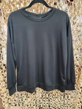 Black French Terry Top
