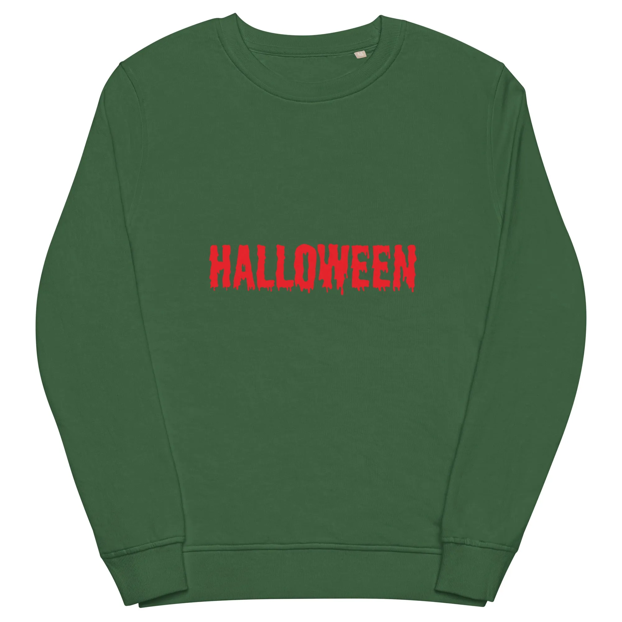 Blood Halloween Graphic Women Organic Sweatshirt