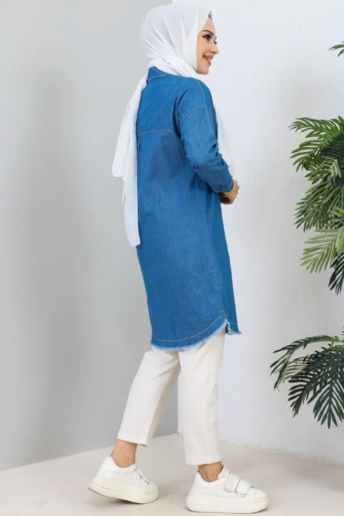 BNG Women Denim Tunic Navy - Clermont