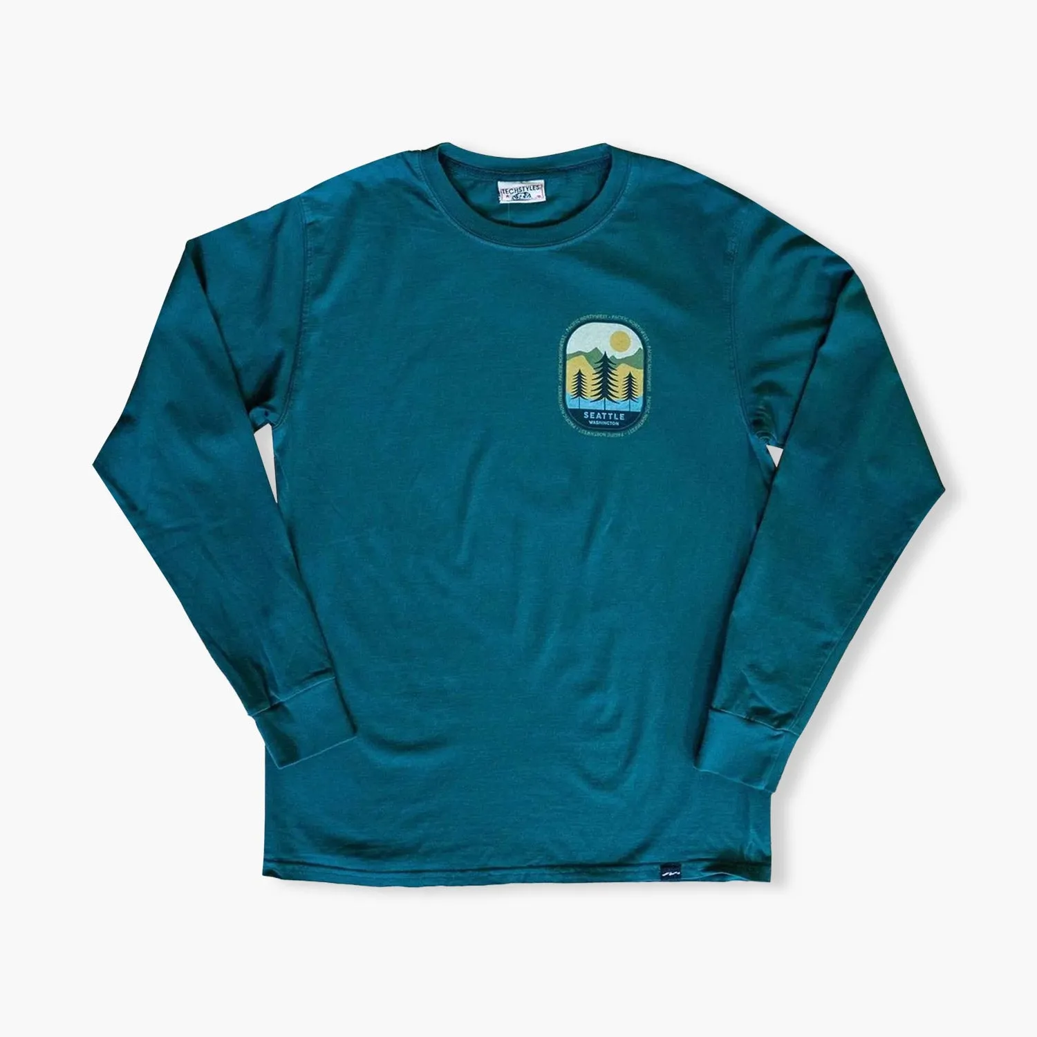 Bopper Pine Seattle Long Sleeve T-Shirt