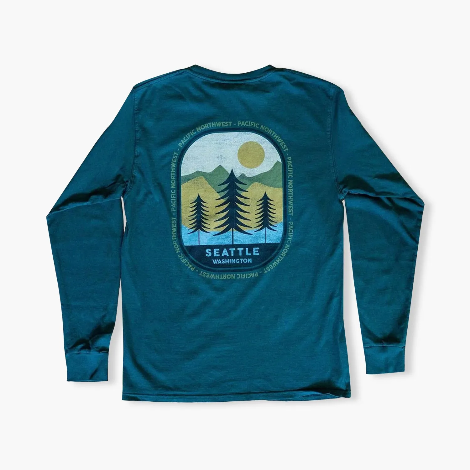 Bopper Pine Seattle Long Sleeve T-Shirt
