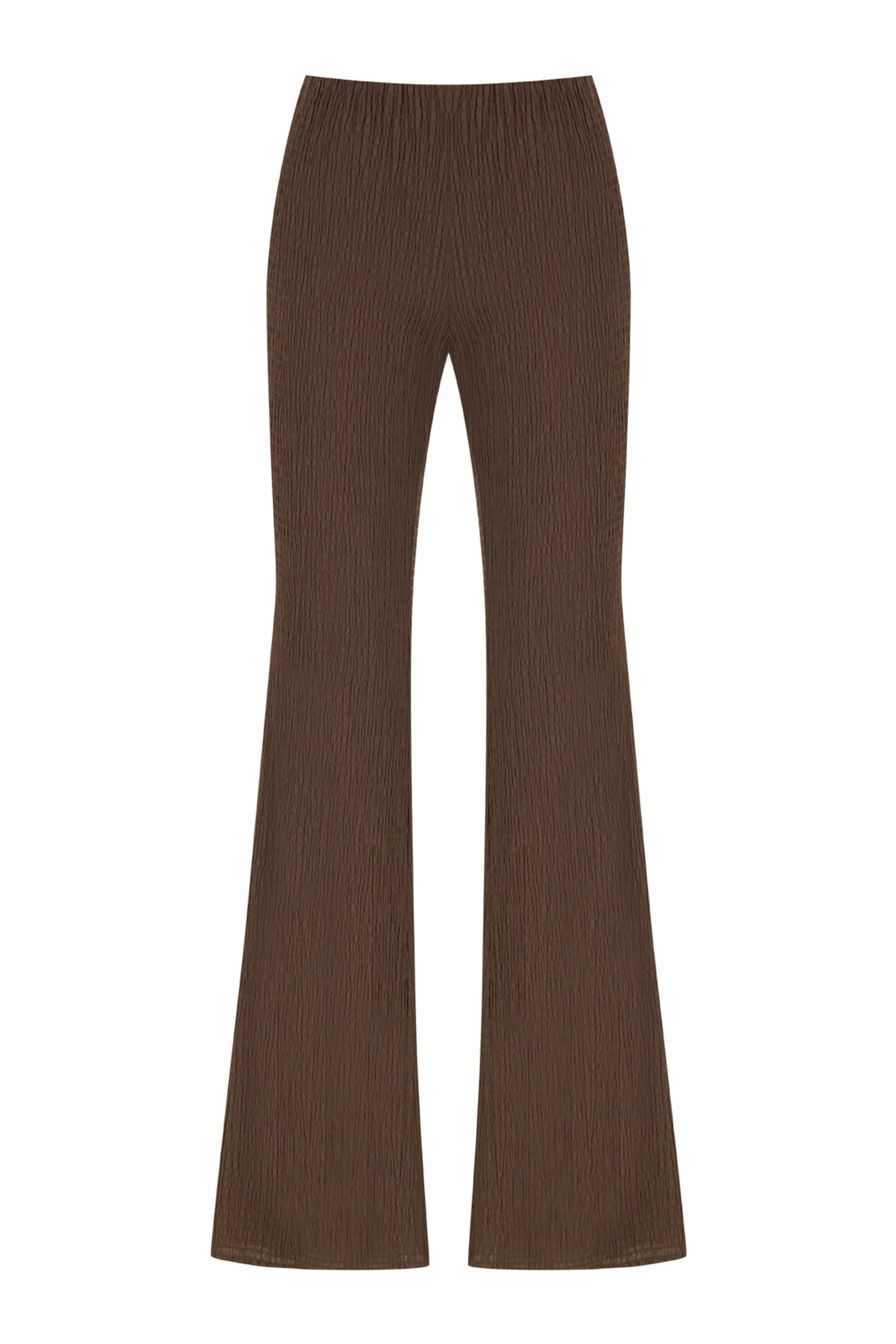 Brown Flared Pants