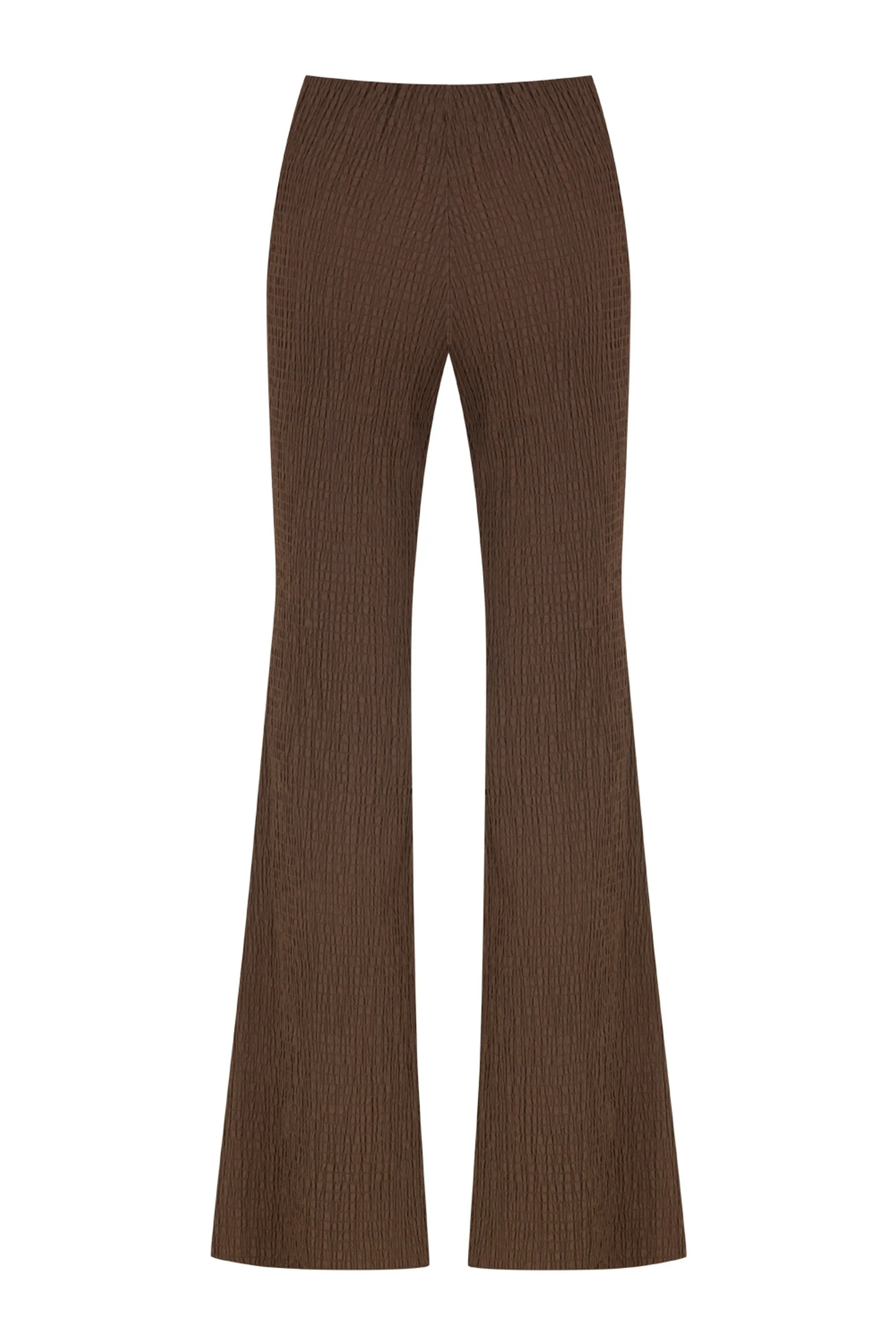 Brown Flared Pants