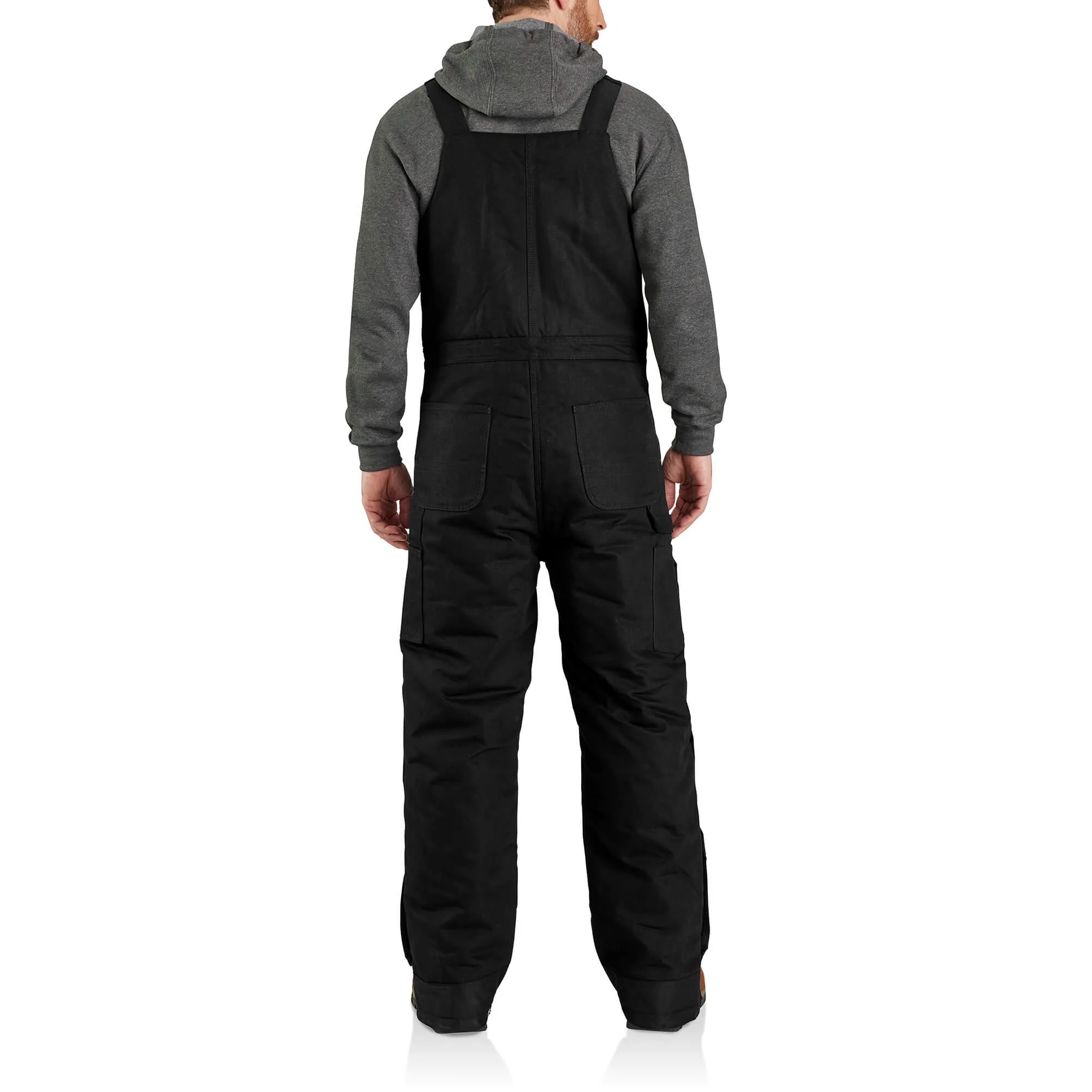 Carhartt Work Men's Bib Overalls Lined Duck Midweight R41