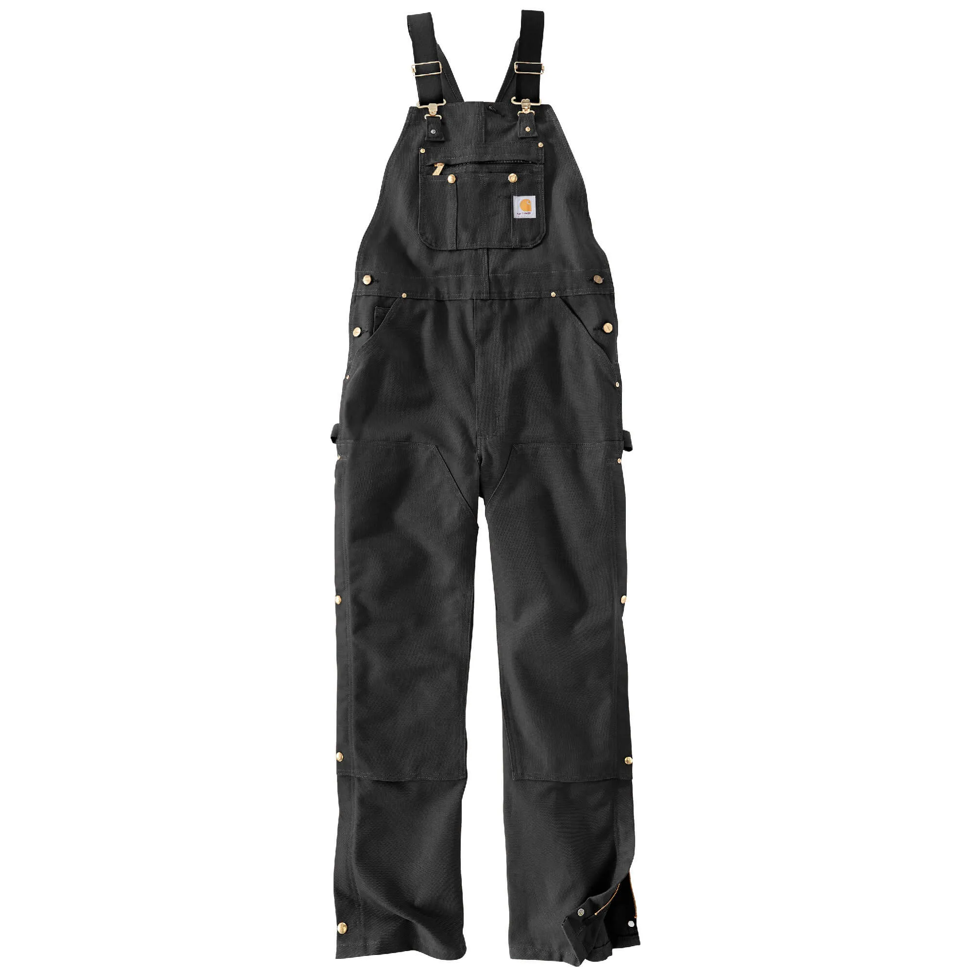 Carhartt Work Men's Bib Overalls Lined Duck Midweight R41