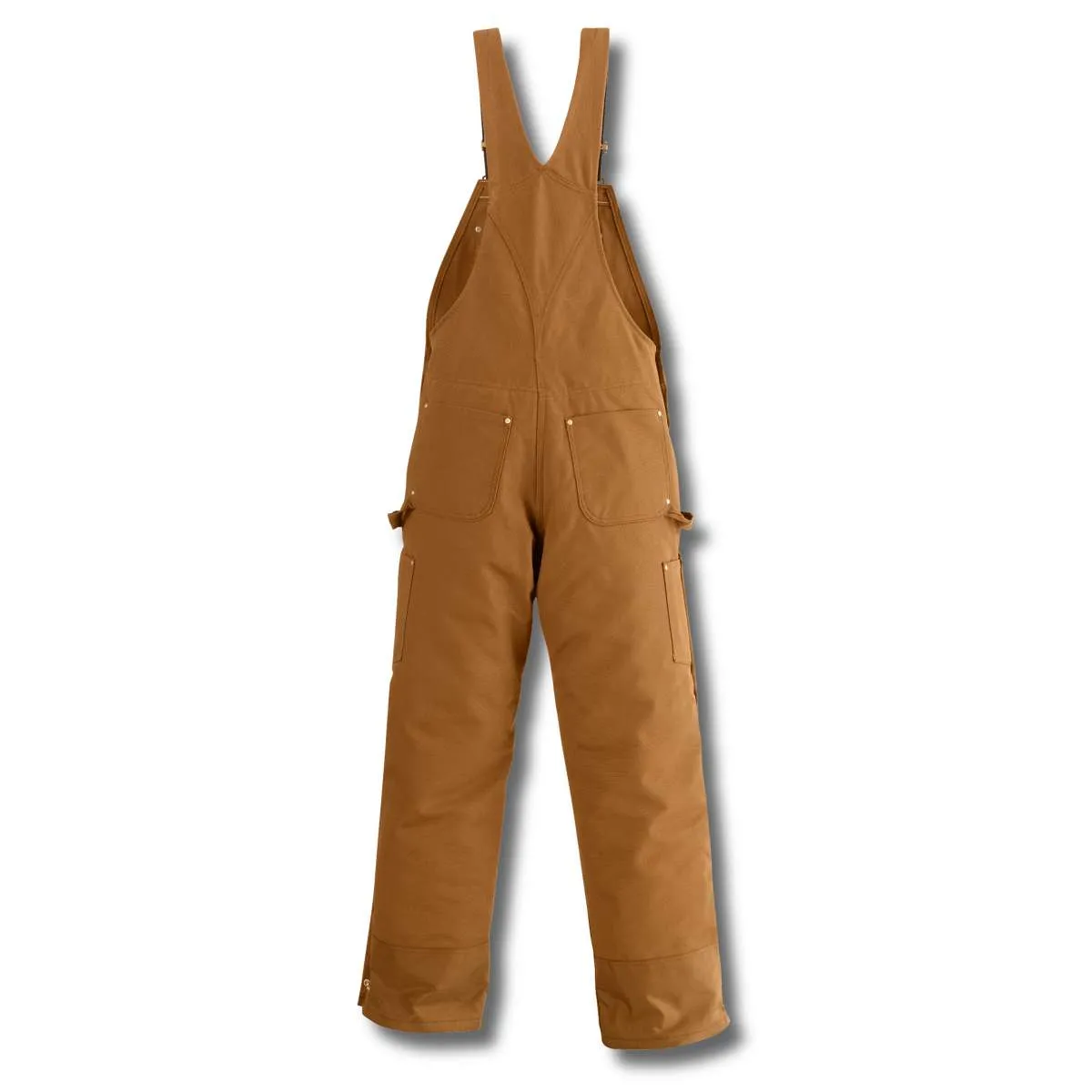 Carhartt Work Men's Bib Overalls Lined Duck Midweight R41