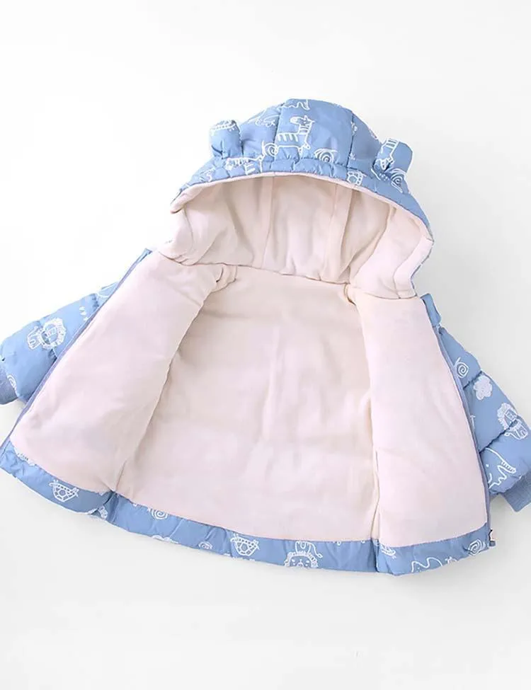 Cartoon Printed down Cotton-Padded Jacket