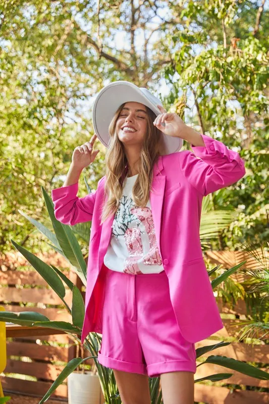 Chloe Blazer and Short Set