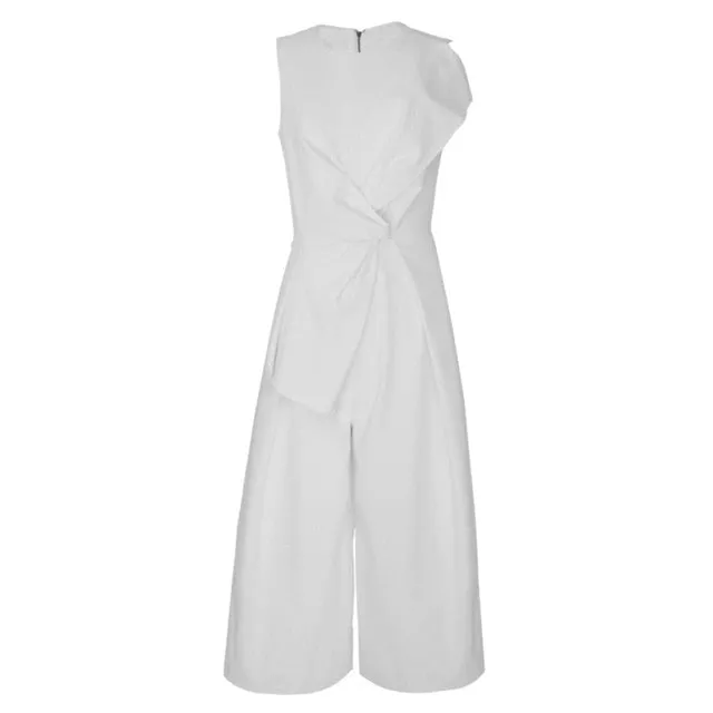 Claire Front Twist Sleeveless Jumpsuit - 2 Colors