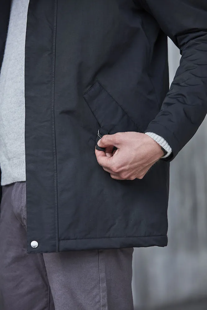 Clique Creston Padded Parka Coat | Unisex | Waterproof | Hooded | Black | XS-3XL