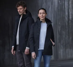Clique Creston Padded Parka Coat | Unisex | Waterproof | Hooded | Black | XS-3XL