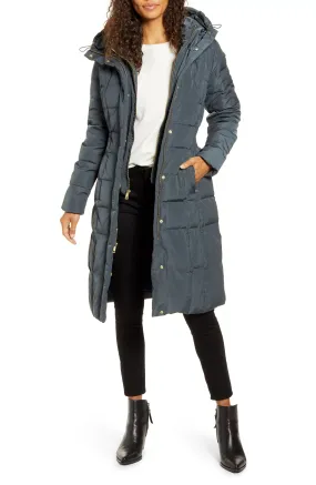 Cole Haan Box-Quilt Down Puffer Coat