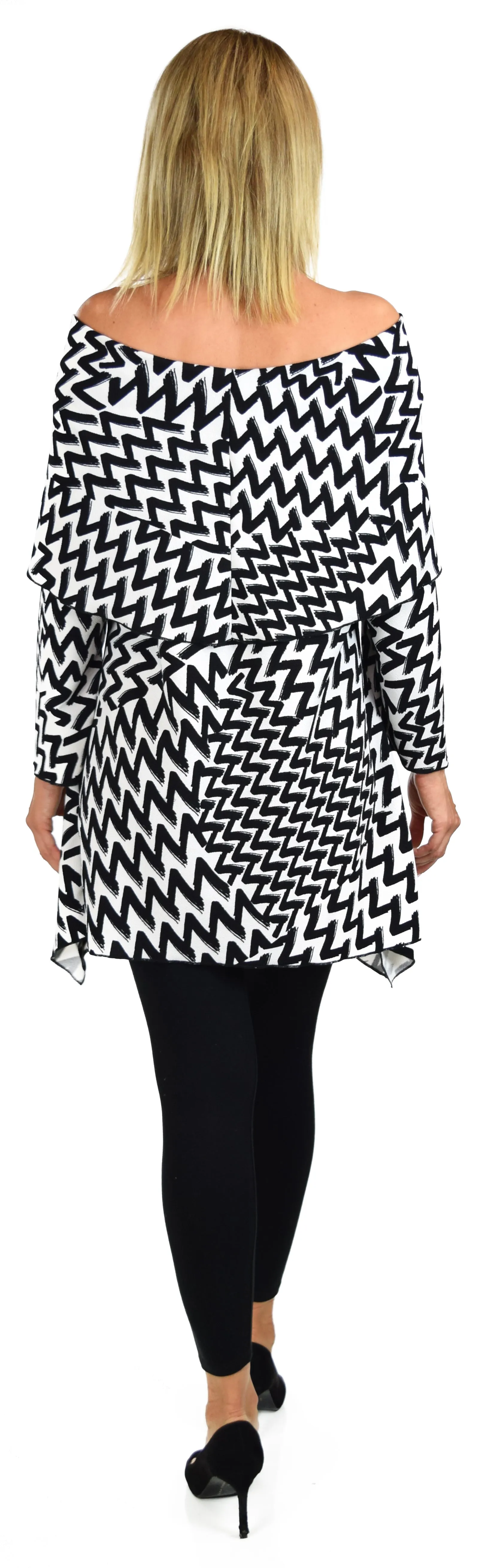 Copy of High End Tunic, Designer Tunic, Cowl Neck Tunic, Plus size tunic, Women Tunic, In premium Textured Fabric. L to 3XL