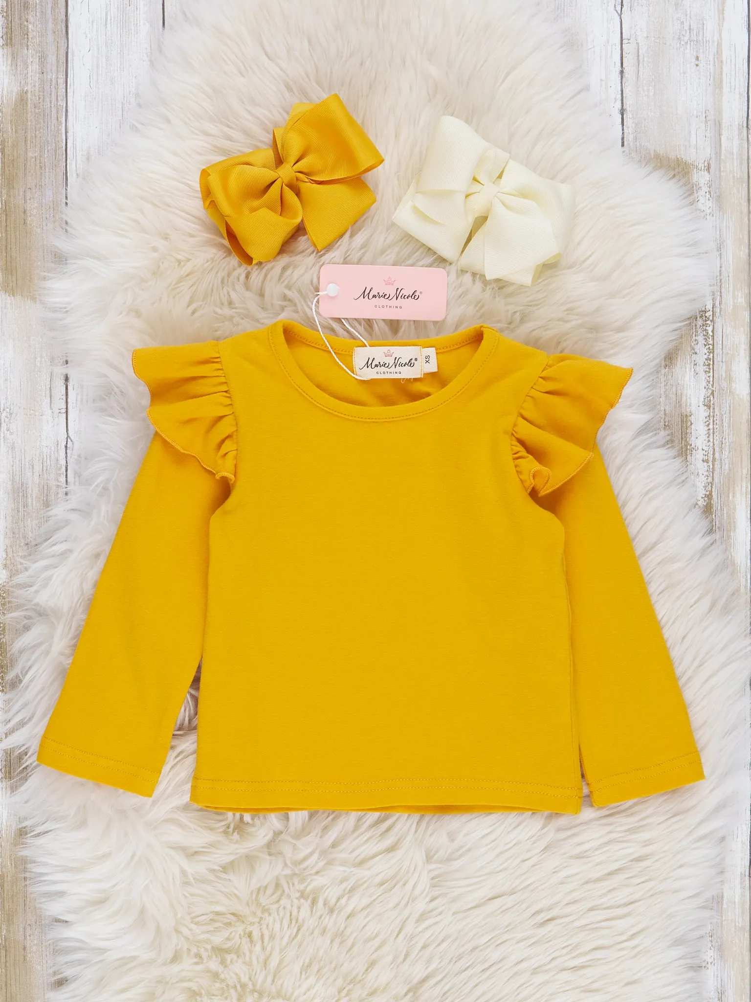 Corduroy Embroidered Overall Set