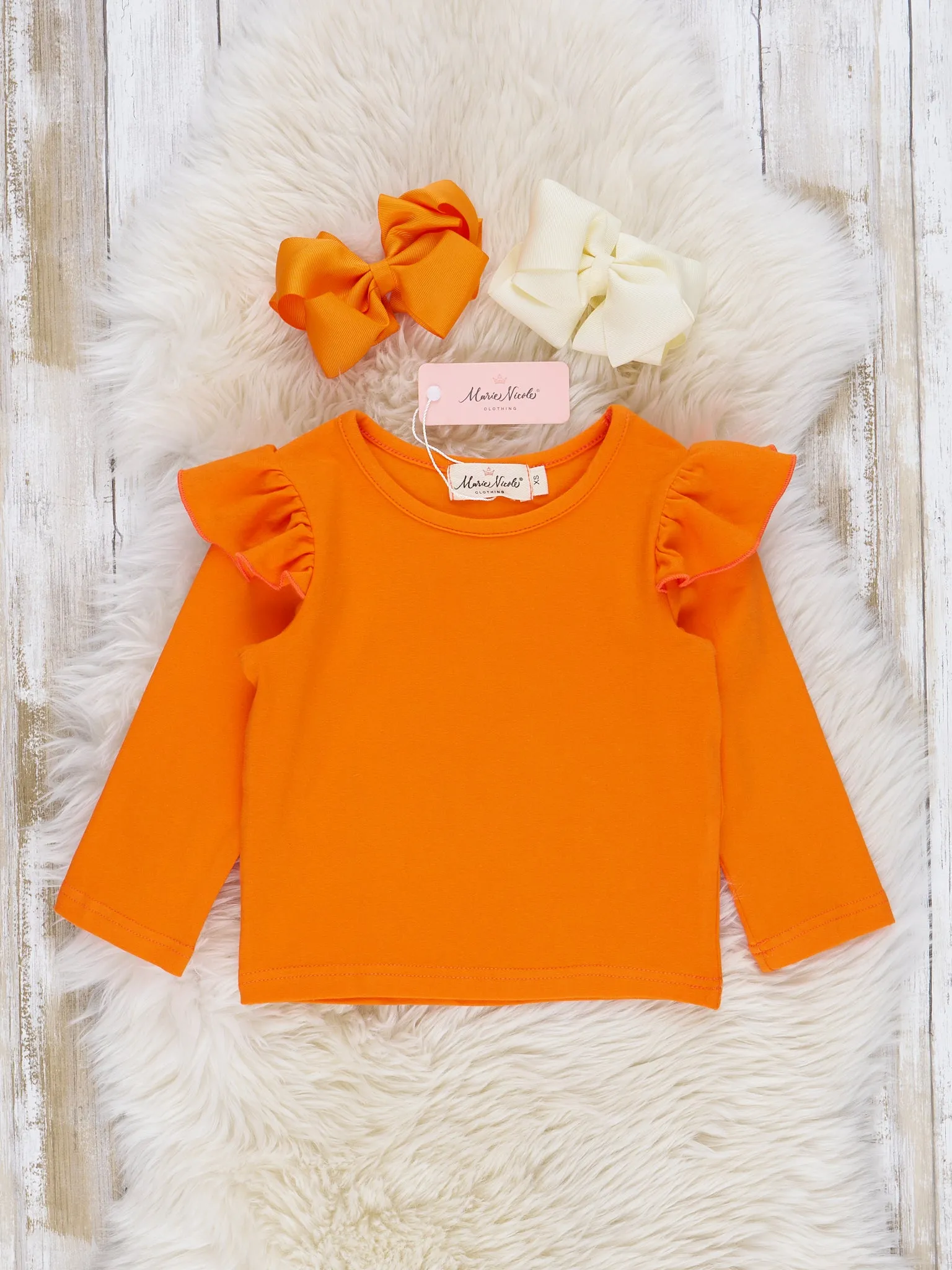 Corduroy Embroidered Overall Set