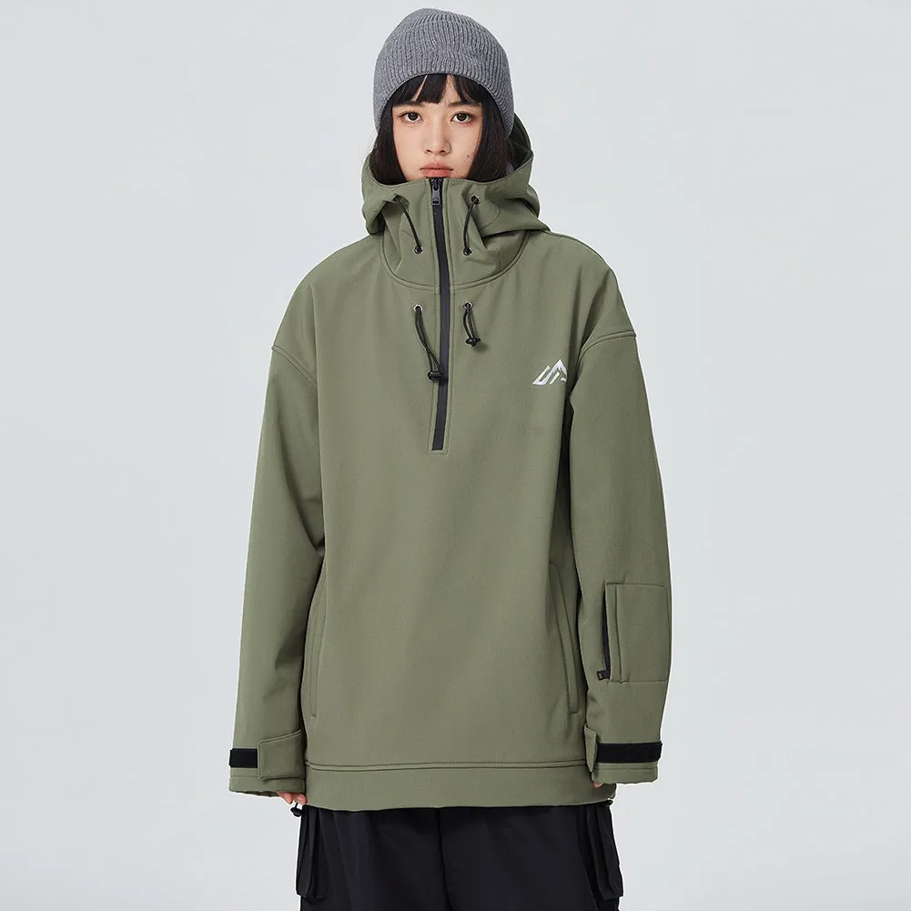 Couple Outdoor Winter Ski Hoodie Thicken Snowboard Anorak Jacket