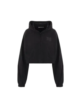 Cropped Hooded Jacket