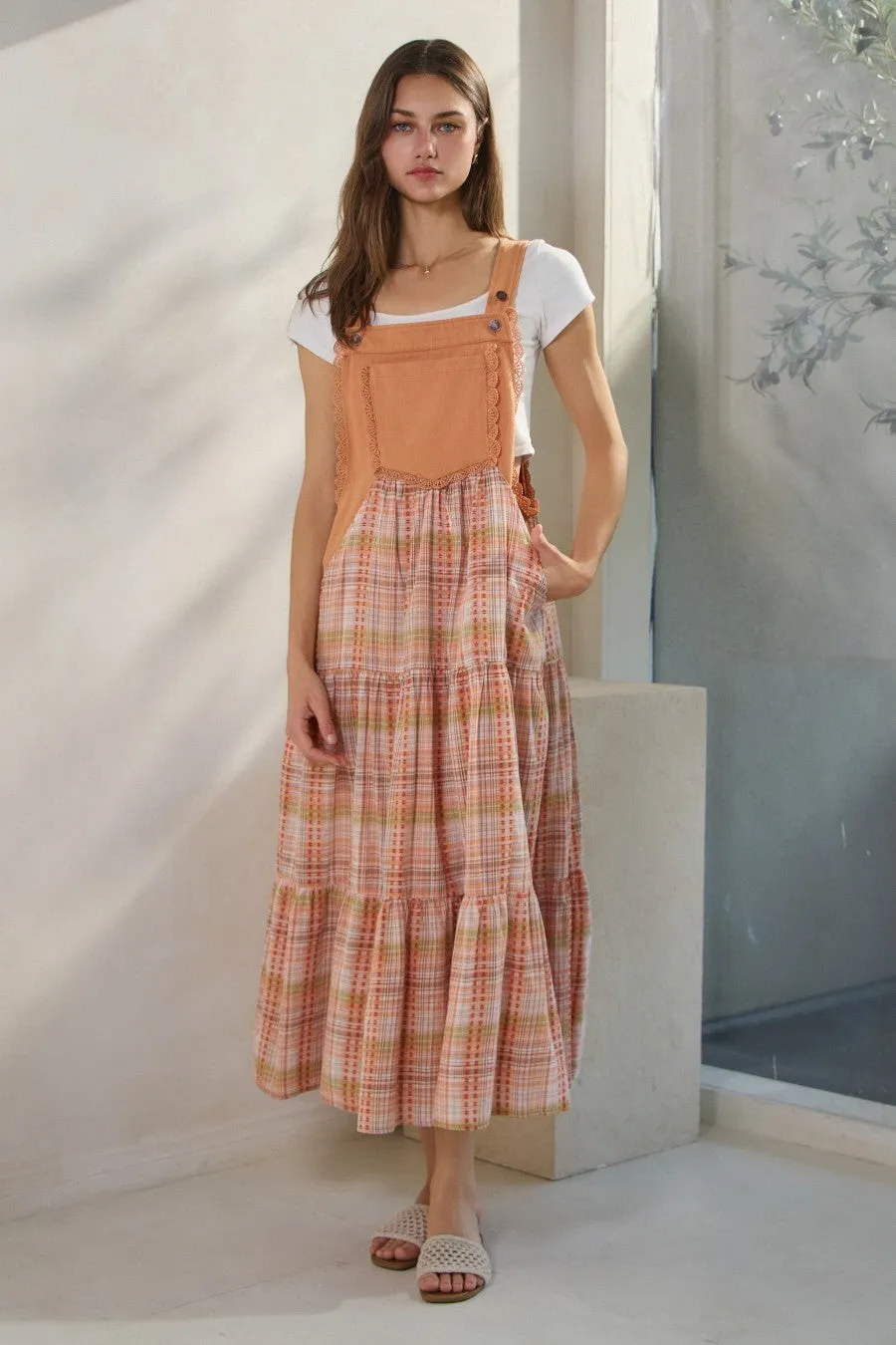 Denim Overall Dress