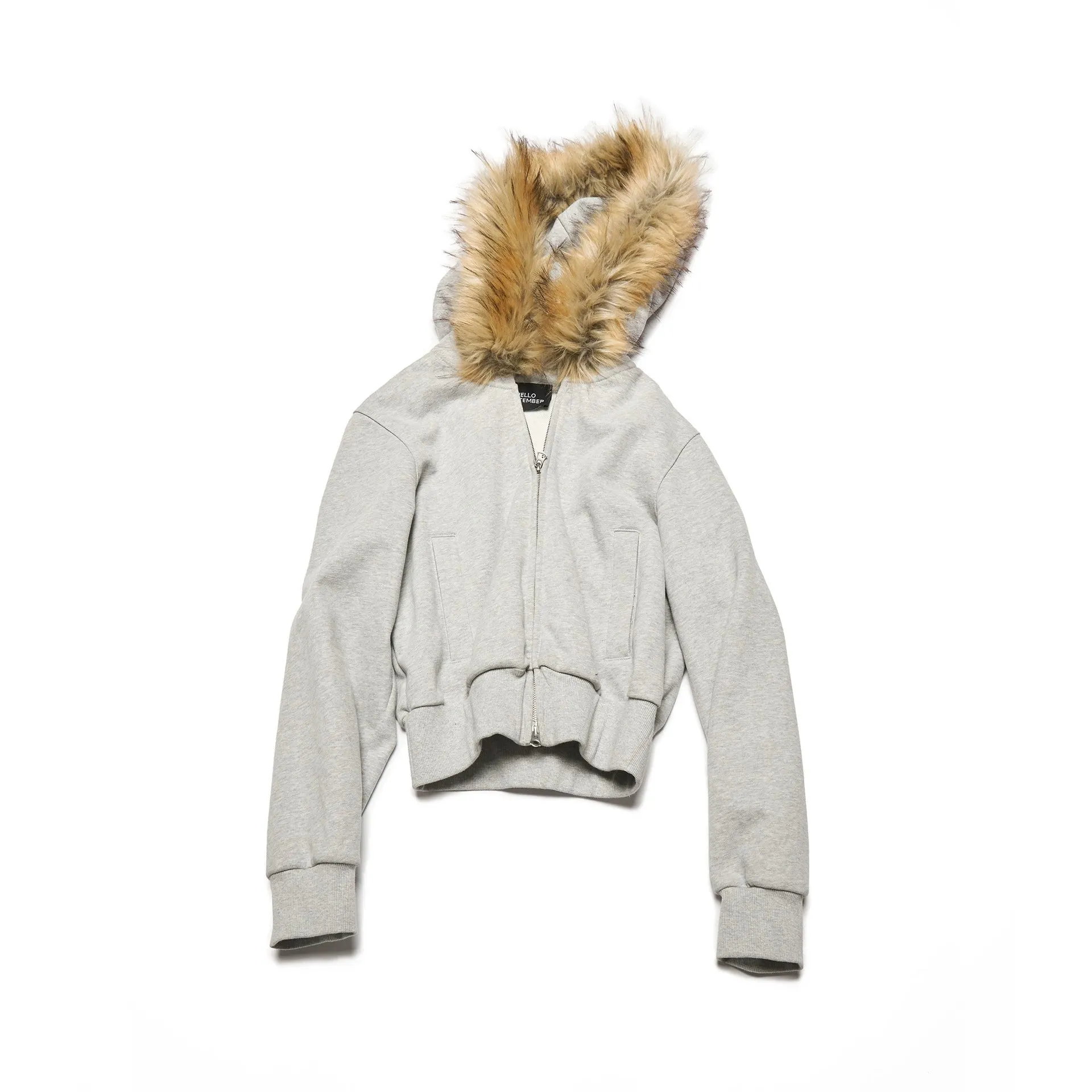 Detachable Fur Collar Jacket