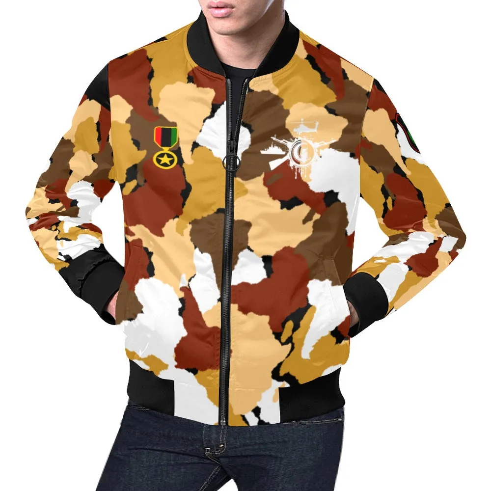 DIASPORA CAMOUFLAGE Bomber Jacket for Men