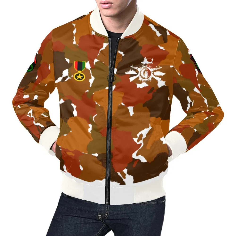 DIASPORA CAMOUFLAGE Bomber Jacket for Men