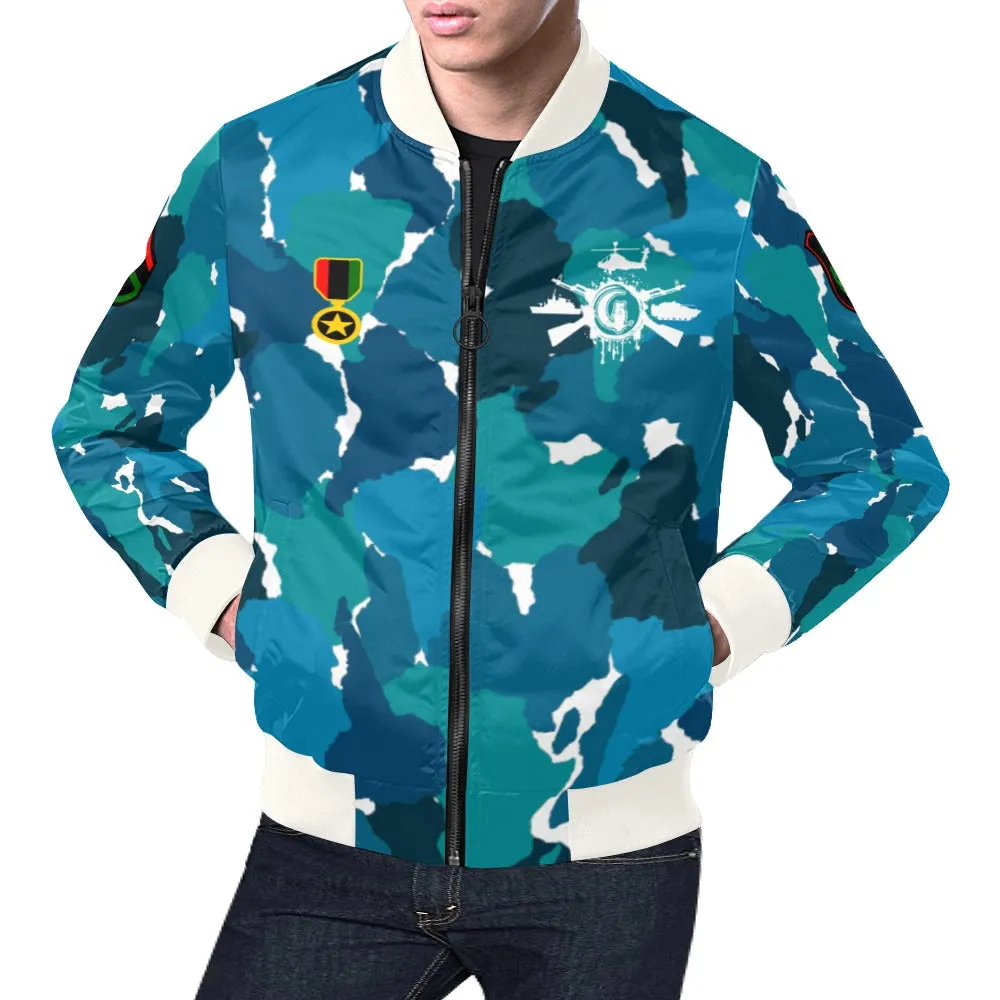 DIASPORA CAMOUFLAGE Bomber Jacket for Men