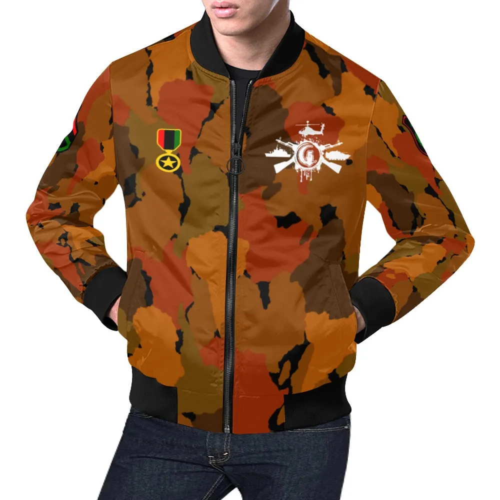 DIASPORA CAMOUFLAGE Bomber Jacket for Men