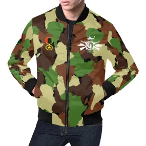 DIASPORA CAMOUFLAGE Bomber Jacket for Men