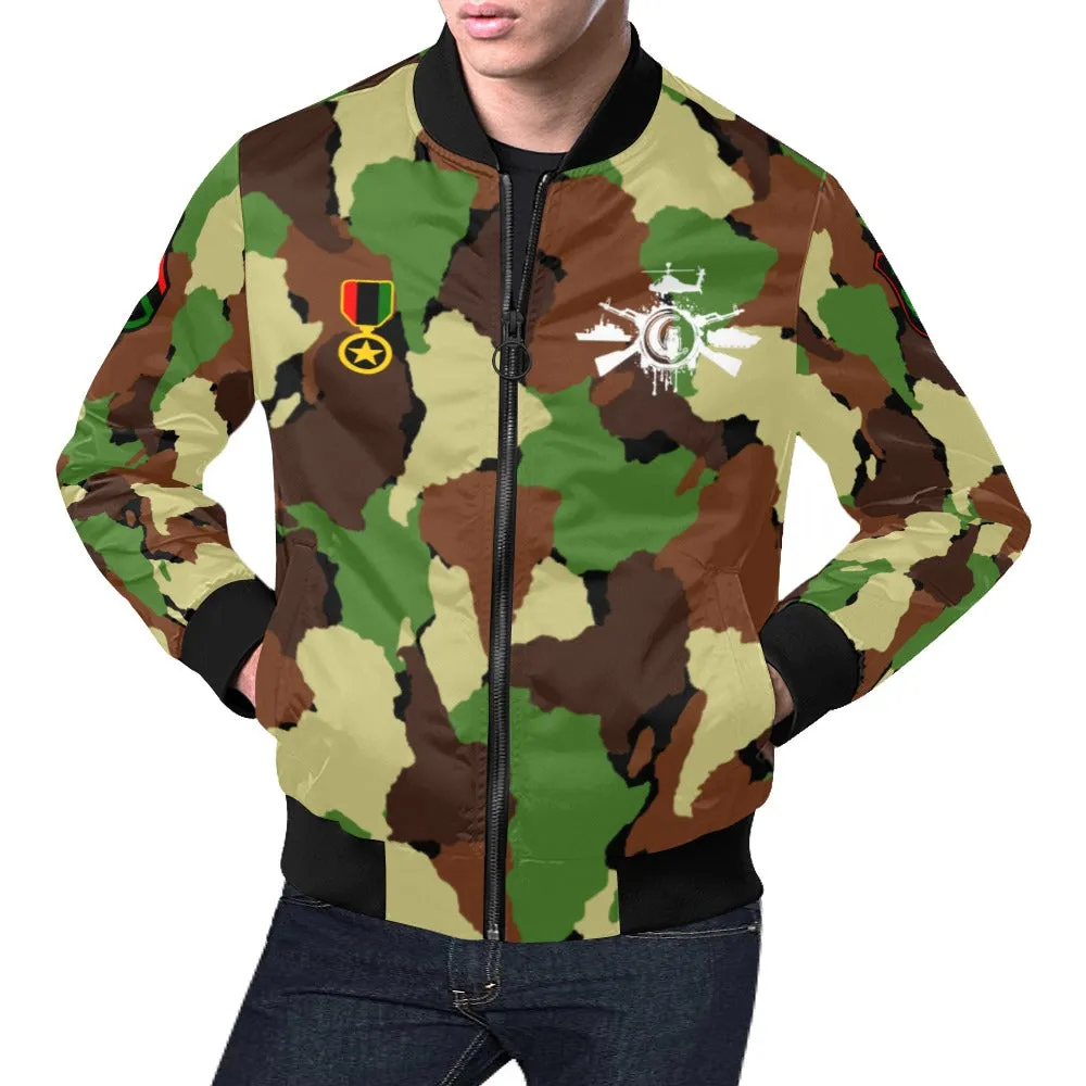 DIASPORA CAMOUFLAGE Bomber Jacket for Men