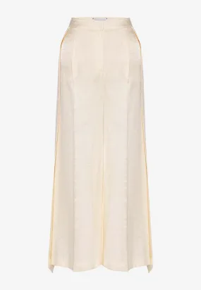 Epaulettes Cropped Pants