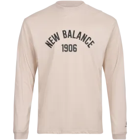 Essentials Varsity Long Sleeve T-Shirt - Moonbeam