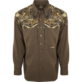 EST Two-Tone Camo Flyweight Wingshooter's Shirt L/S