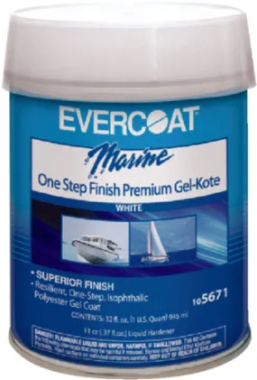 Evercoat One-Step Finish Gelkote White Pt 105670 | 24