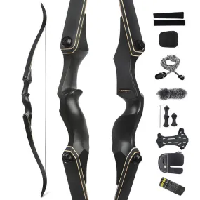 🎯F178A 58'' F171A 60'' Archery Traditional Hunting Recurve Bow 25-65Ibs